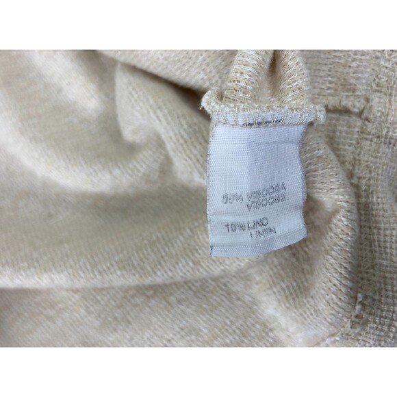 Paolo Valenzie Ben XL Tan Sweater Italy Textured Long Sleeve - Picture 7 of 9